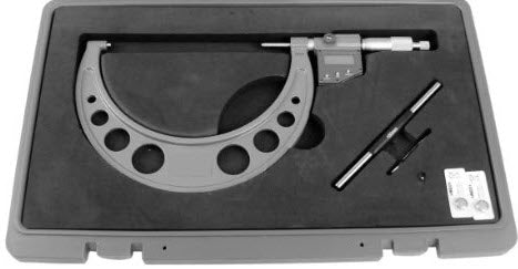 Inspec Digital Micrometer 130-06-414 Range 125-150mm/5-6" Resolution .00005"/.001mm