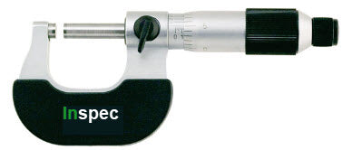 Inspec Micrometer 101-01-030 Range 0-25mm Graduation .01mm Item number 101-01-030