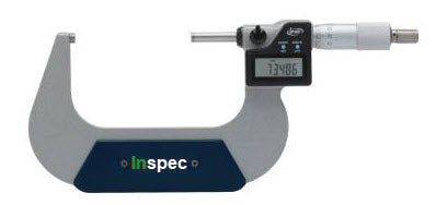 Inspec Digital Micrometer 133-03-410 Range 50-75mm/2-3" Resolution .00005"/.001mm IP65