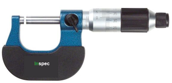 Inspec 0-1" Parallax Free Micrometers Carbide measuring faces Graduation .0001" 112-01-111