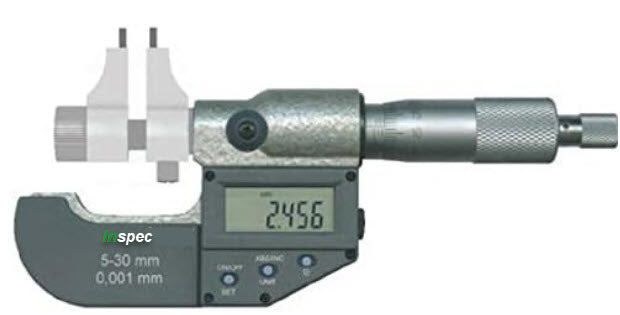 Inspec 315-13-270 3 Point micrometers Accuracy:.005mm Graduation:.005mm Range: 87-100mm