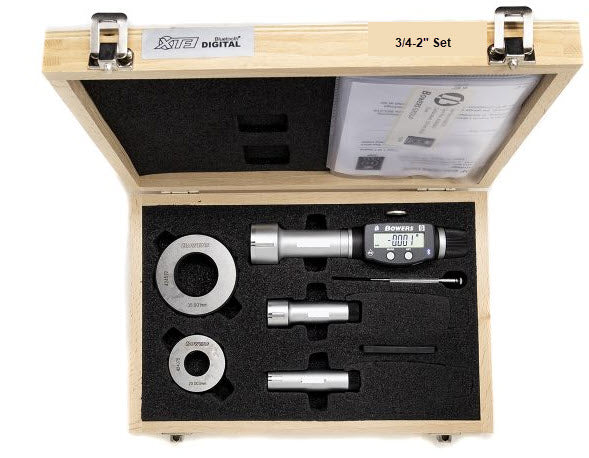 Bowers XT3 Digital Bore Gauge Set 3/4-2" SXTD5i