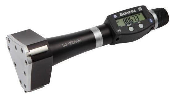 Bowers Three Point Digital Bore Gauge 80-100mm/3.14-4″ XTD80M-BT