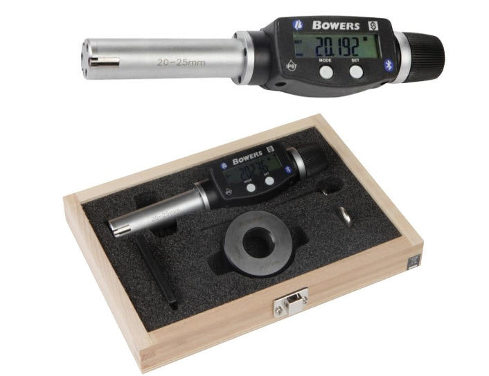 Bowers XT Digital Micrometer With Bluetooth 20-25mm XTD20M-BT