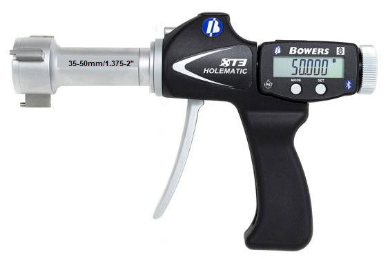 Bowers Pistol Grip Digital Bore Gauge 35-50mm 1.3/8"-2" XTH35M-BT