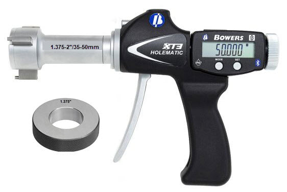 Bowers Digital 3 Point Holematic Micrometers Range: 1-3/8"-2" XTH35i