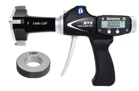 Bowers Pistol Grip Digital Bore Gauge 2.625-3.25″/65-80mm XTH65i