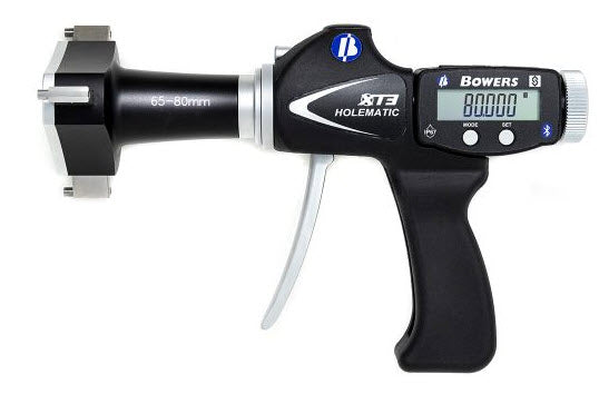 Bowers Pistol Grip Digital Bore Gauge 65-80mm/2.625-3.25″ XTH65M-BT