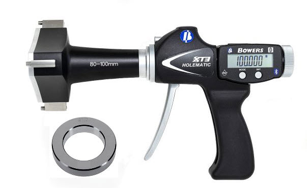 Bowers Pistol Grip Digital Bore Gauge 80-100mm /3.25-4" XTH80M-BT