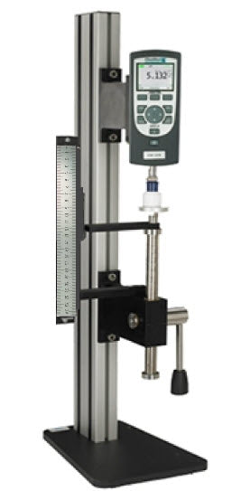 Chatillon #  MT150HU1B2 Mechanical Test Stand, 150 lbf, Handwheel, 1500mm, LG and DF Series, Vertical Bench Mounting, with Ruler