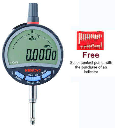 Mitutoyo 543-700B (0.0005mm) Flat Back Digital Indicator ID-C 0-12.7mm