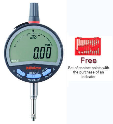 Mitutoyo 543-710B (0.01mm) Flat Back ABSOLUTE Digital Indicator ID-C 0-12.7mm