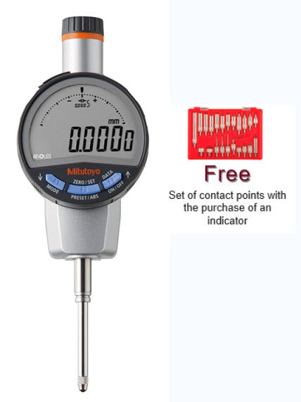 Mitutoyo 543-720B (0.0005mm) Flat Back Digital Indicator ID-C 0-25mm
