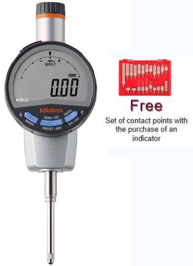 Mitutoyo 543-725B (0.01mm) Flat Back Digital Indicator ID-C 0-25mm