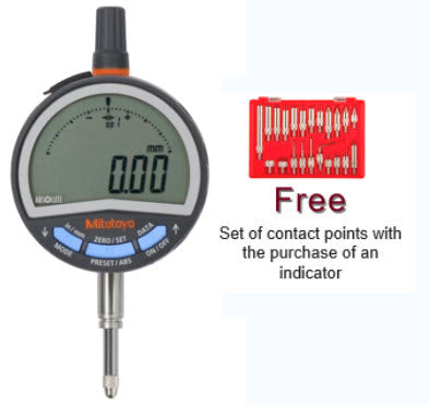 Mitutoyo 543-711 0.01mm/.0005" Lug Back ABSOLUTE Digital Indicator ID-CX 12.7mm (0.5″) (Copy)