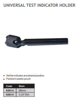INSIZE 6293-5 Dial Test Indicator Holder: 4″ Product Code: 6293-5 Inch .25"