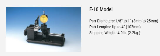 Universal Punch F-20P   Concentricity Gauge - F Series - Recess Fastener Checker - Recess Checking Carrier - 1/8 - 2" Capacity, Accuracy .002mm/.00008"