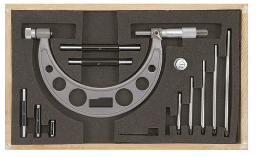 MHC 11-042 Interchangeable Micrometer 0-150mm x .01mm