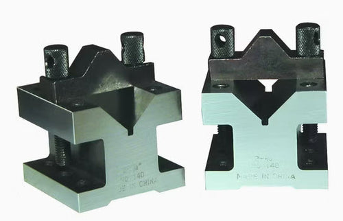 MHC 420-5416 Heavy duty vee blocks and clamp 4 x 3 x 3"