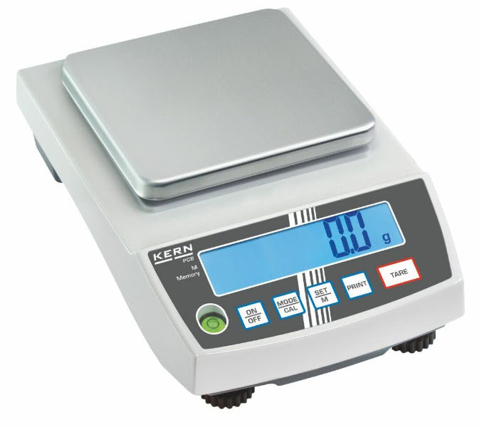 Kern PCB 3500-2 Precision balance PCB The standard in the laboratory, Weighing range 3500g, Resolution 0.01g, Pan Size 130x130mm, Linearity 	 0,05g