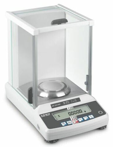 Kern ABT Analytical Balance ABT 220-5DNM, Range 82/220g, Reading 0.01/0.1mg, Pan size 80mm diameter
