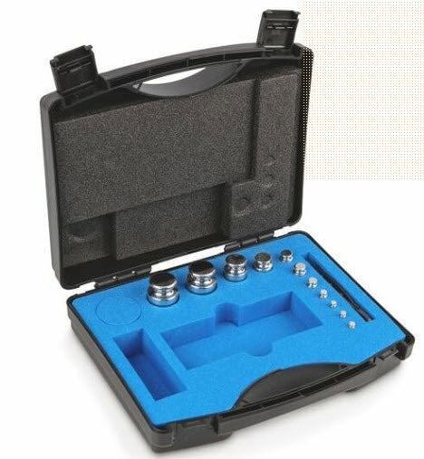 KERN® Set of weights 313-044-600, OIML Class E2, Nominal value 1mg - 200g Platelet, Stainless Steel polished Article no.: 313-044