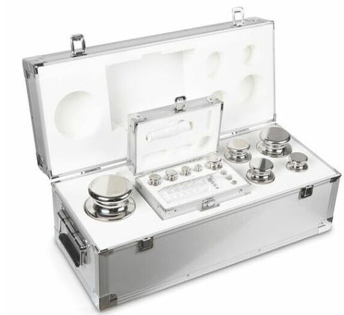 KERN® Set of weights 304-096, OIML Class E1, Nominal value 1g - 10Kg, Wire, Stainless Steel polished Article no.: 304-096