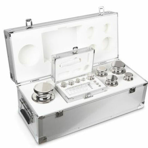 KERN® Set of weights 326-096, OIML Class F1, Nominal value 1g - 10kg, Eco Shape, Stainless Steel polished Article no.: 326-096