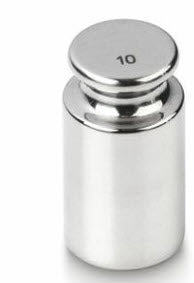 KERN® Test weight 307-04,  OIML Class E1, Nominal value 10g, Wire, Stainless Steel polished