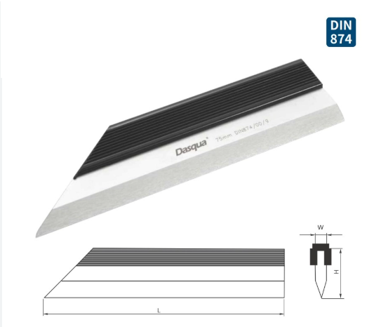 DASQUA Stainless Steel Straight Edge / Model: 9131-2120 150mm  straightness .002mm, 23050150