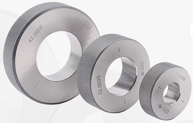 Plain Steel Setting Ring Gauges Code P9026-M37 Nominal 37 mm, Price includes UKAS Calibration Certificate