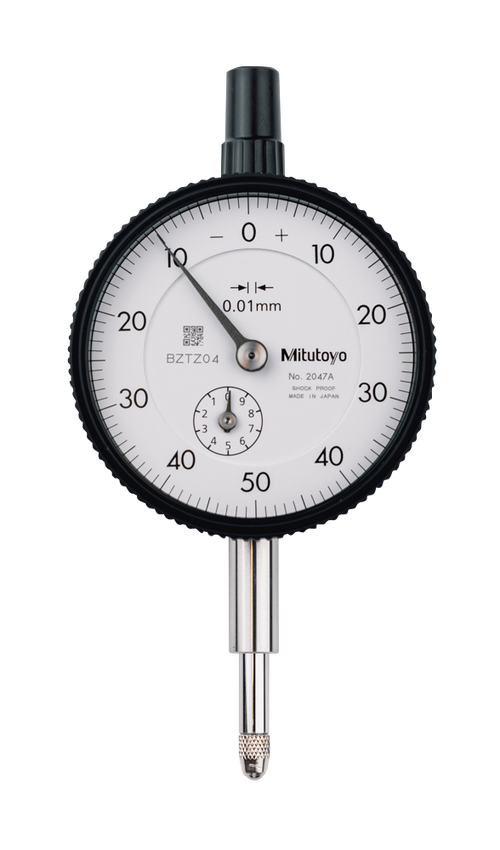 Dial Gauge, Lug Back, ISO Type 10mm, 0,01mm 2047A