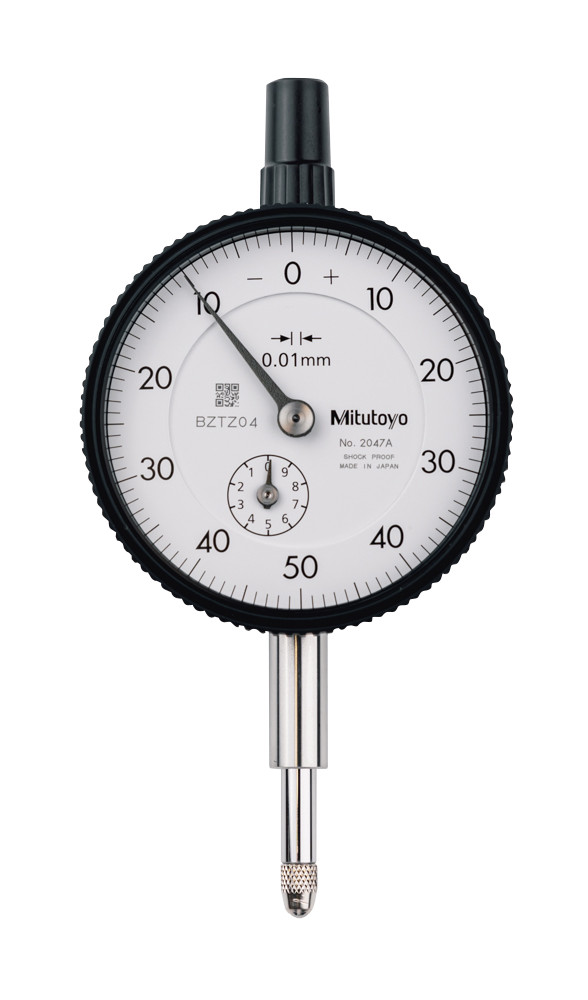 Dial Gauge, Lug Back, ISO Type 10mm, 0,01mm 2047A