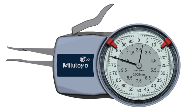 Mitutoyo Metric Internal Dial Caliper Gauge 2.5-12.5mm 0,01mm 209-300 (Kroeplin Equivalent H102)