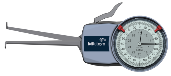 Mitutoyo Metric Internal Dial Caliper Gauge 10-30mm 0,01mm 209-302 (Kroeplin Equivalent H210)