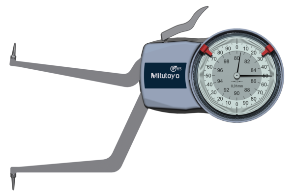 Mitutoyo Metric Internal Dial Caliper Gauge 80-100mm 0,01mm 209-309 (Kroeplin Equivalent H280)