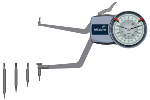 Mitutoyo Internal Dial Caliper Gauge 3,6-5,6", 0,0005" 209-362