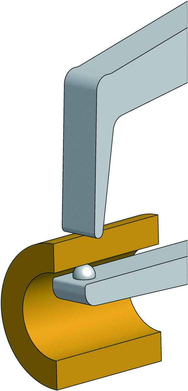 Mitutoyo External Dial Caliper Gauge , 0,005mm 209-922  0-50mm, Measuring Contact: Carbide ball ø3mm / bevel, radius 0.75mm ( Kroeplin Equivalent D4R50S)