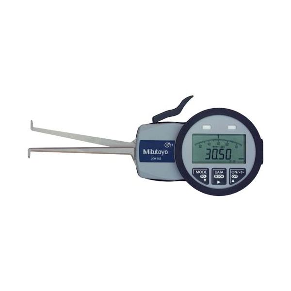 Mitutoyo 209-552 Groove Gauge Range : .40-1.20in/10-30mm Resolution : .0005in 0.01mm Accuracy : .0015"/0.03mm, Measuring Contacts : Ball .039''