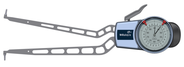 Mitutoyo Metric Internal Dial Caliper Gauge 40-90mm 0,01mm 209-902 (Kroeplin Equivalent H440)