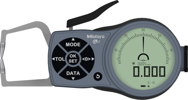 Mitutoyo External Digital Caliper Gauge 209-930, Range 0-10mm (Kroeplin Equivalent K110)