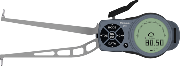 Mitutoyo Internal Digital Caliper Gauge 209-947, 50-80mm/2-3.2" ( Kroeplin Equivalent L350)