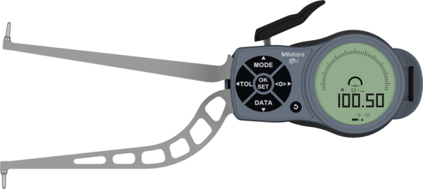 Mitutoyo Internal Digital Caliper Gauge 209-948, 70-100mm/2.75-4" ( Kroeplin Equivalent L370)