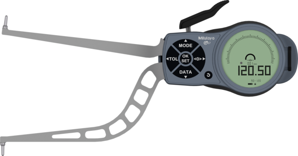 Mitutoyo Internal Digital Caliper Gauge 209-949, 90-120mm/3.6-4.8" ( Kroeplin Equivalent L390)