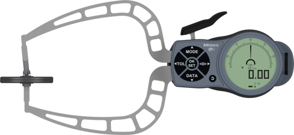 Kroeplin External Digital Caliper Gauge K330T, 0-30mm With Disc 50mm ( Mitutoyo Equivalent 209-953)