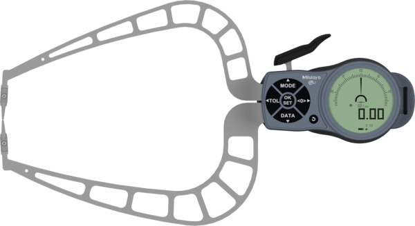 Mitutoyo External Digital Caliper Gauge 209-957 0-50mm ( Kroeplin Equivalent K450)