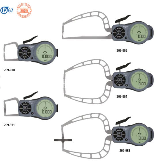 Mitutoyo External Digital Caliper Gauge 209-951, 0-30mm( Kroeplin Equivalent K330)