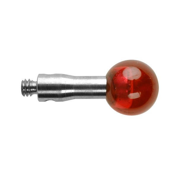 M2 Ø8 mm ruby ball, stainless steel stem, L 11 mm, EWL 11 mm A-5000-4158