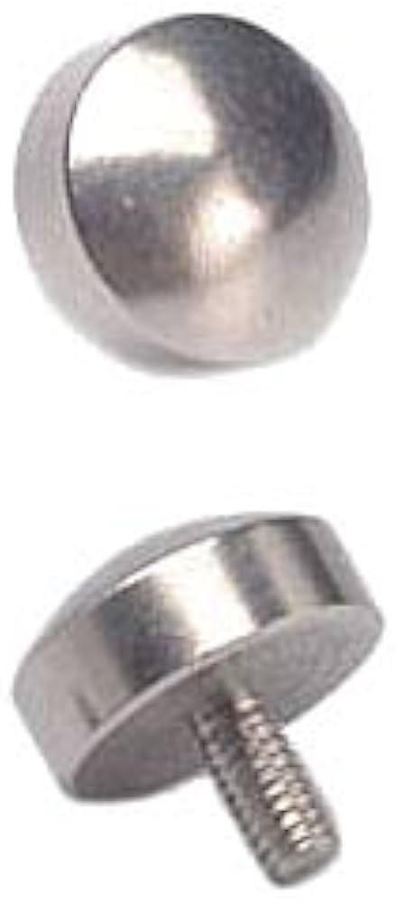 Spherical Contact Point - 6282 Series (INSIZE) 6282-0501 M2.5 x .45  D= 5.2mm. L=5mm Radius 5mm