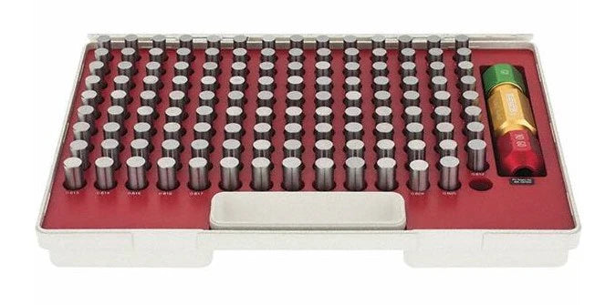 MHC  Pin Sets Class ZZ Pin Sets M3-Minus Range : .501-.626" Class : ZZ Tolerance : -.0002" Number of pins : 125 With Handle 616-8231